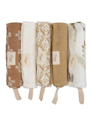 Kendi Safari Animal Washcloths by CRANE BABY