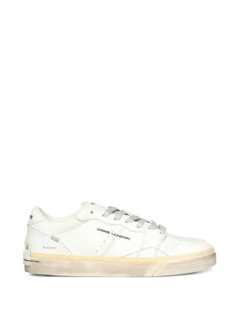 Playoff logo-print sneakers by CRIME LONDON