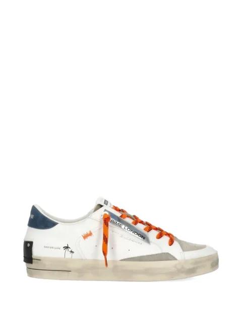 Sk8 Deluxe panelled lace-up sneakers by CRIME LONDON