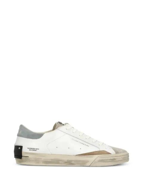 distressed-effect low-top sneakers by CRIME LONDON