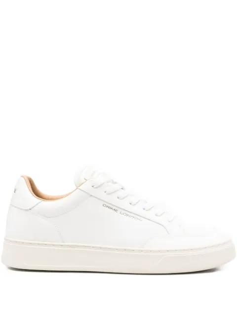 leather lace-up sneakers by CRIME LONDON