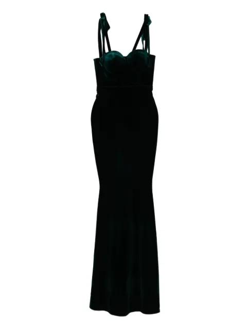 Cybele tie strap maxi dress by CRISTALLINI