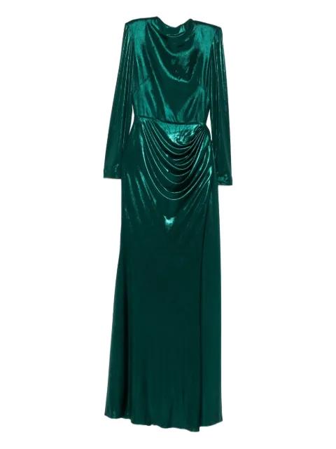 Nyssia draped maxi dress by CRISTALLINI