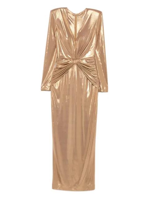Vega knotted maxi dress by CRISTALLINI