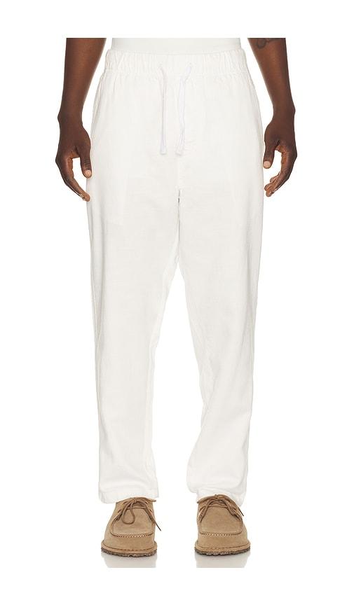 Critical Slide Cruiser Linen Pant in White by CRITICAL SLIDE