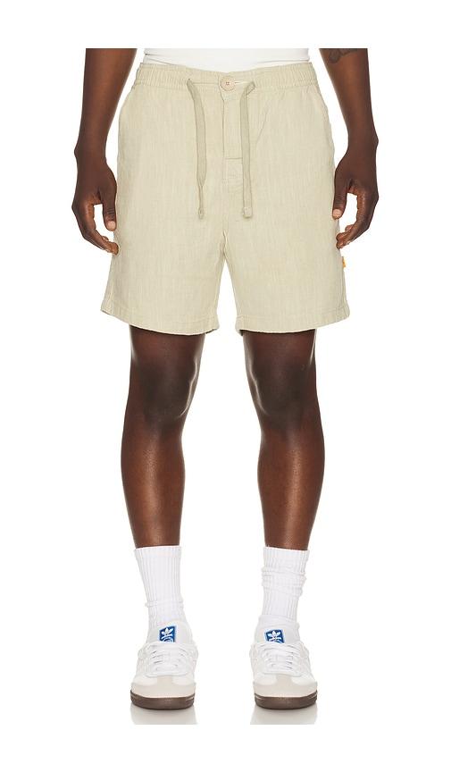 Critical Slide Cruiser Linen Walkshort in Beige by CRITICAL SLIDE