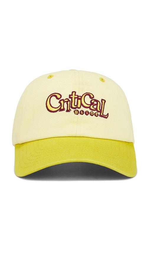 Critical Slide Friends Dad Cap in Yellow by CRITICAL SLIDE