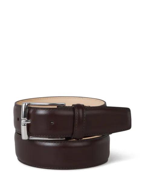leather belt by CROCKETT&JONES