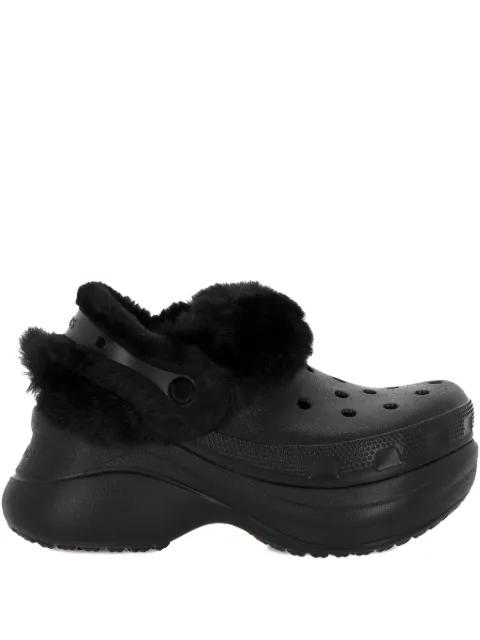 Bae textured lined platform slip-on by CROCS