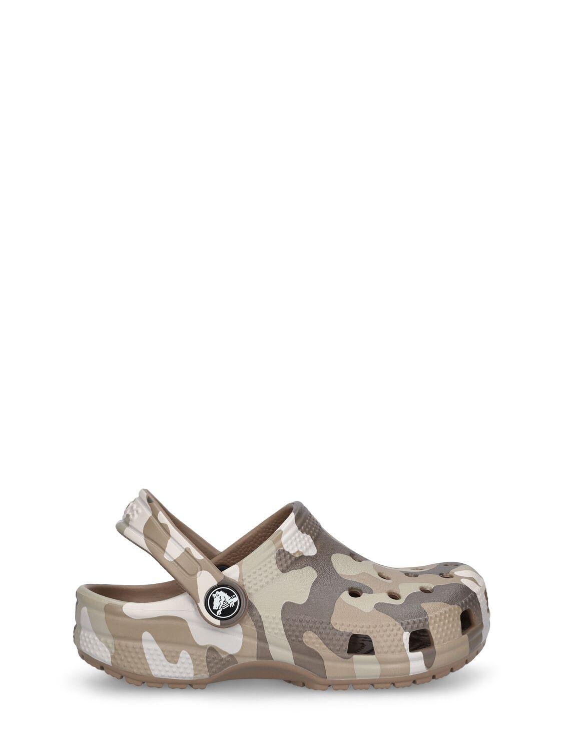 Camouflage Print Rubber Crocs by CROCS