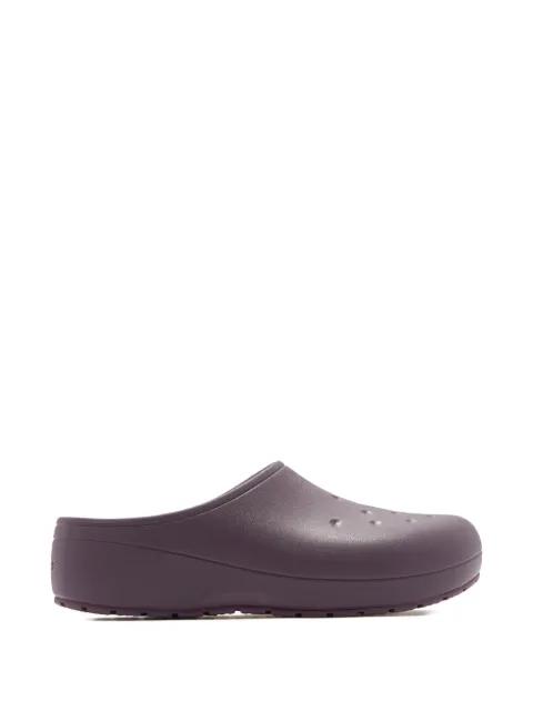 Classic Quiet Clog platform perforated slides by CROCS