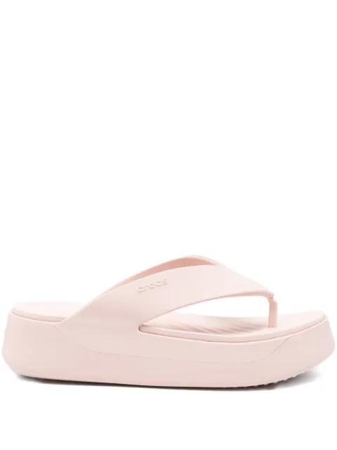 Getaway Platform thong slides by CROCS