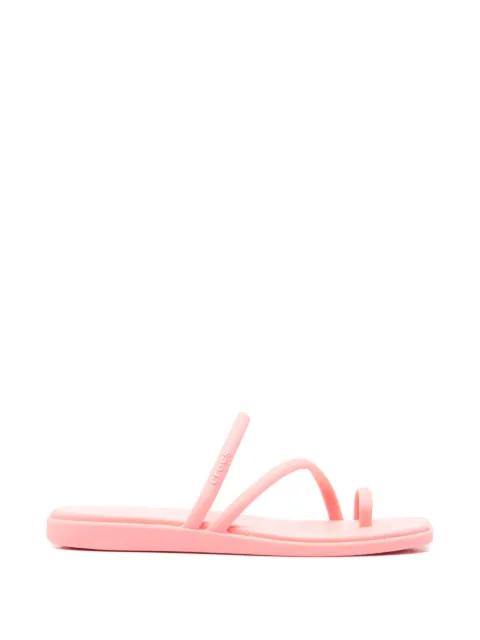 Miami open-toe strap flat sandals by CROCS