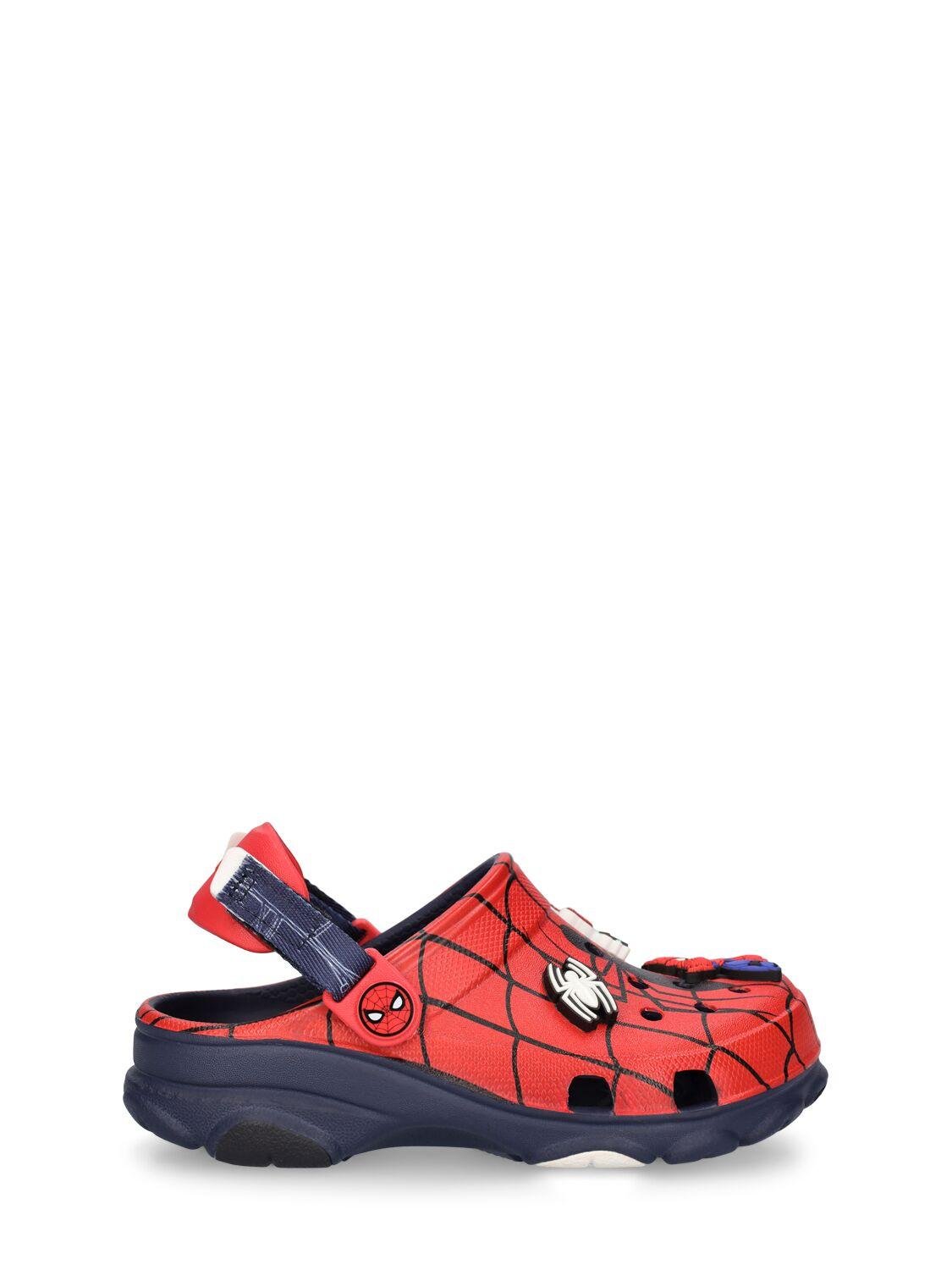 Spiderman Print Rubber Crocs by CROCS