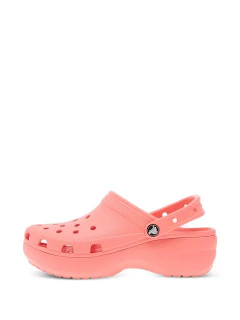 ankle-strap platform slides by CROCS