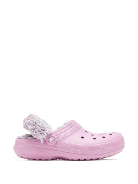 furry trim slides by CROCS