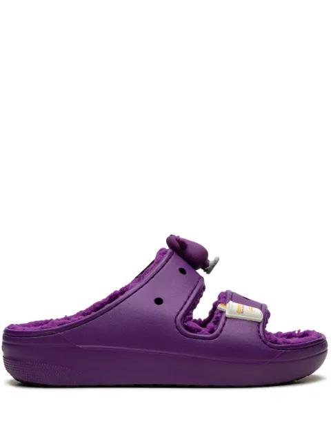 x McDonalds Grimace Cozzzy sandals by CROCS