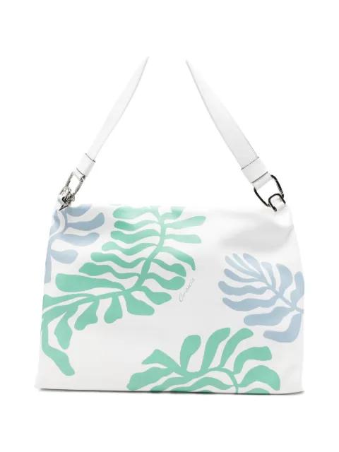Noa leaf-print tote bag by CROMIA