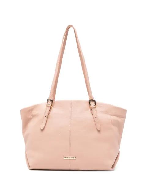 Serena grained leather shoulder bag by CROMIA
