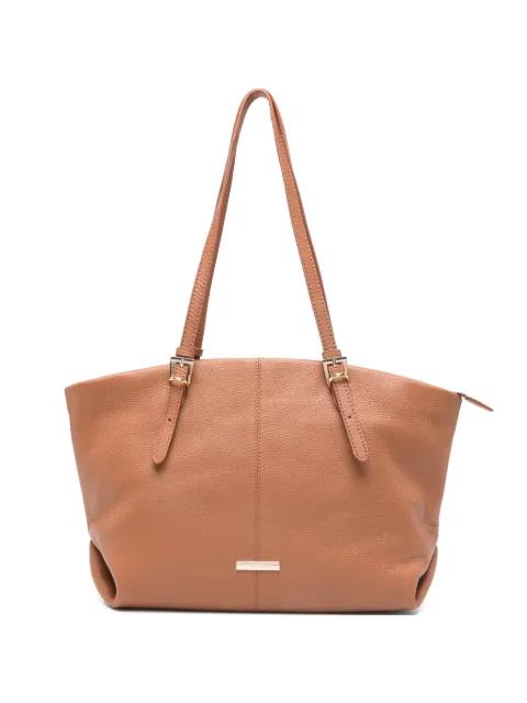 Serena grained leather tote bag by CROMIA