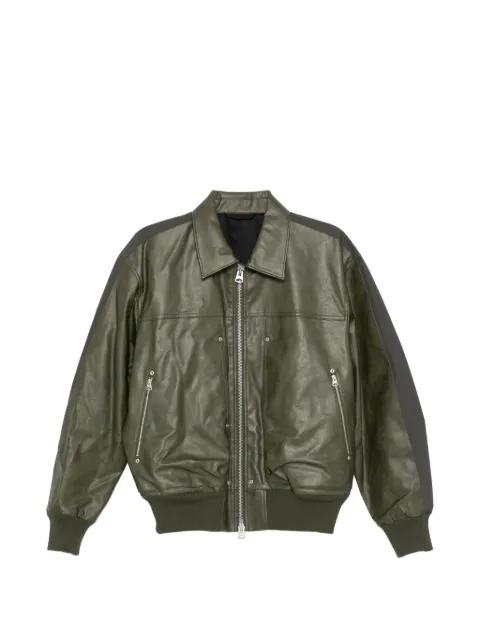 faux-leather jacket by CROQUIS