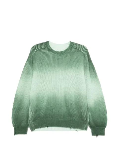 gradient-effect sweater by CROQUIS