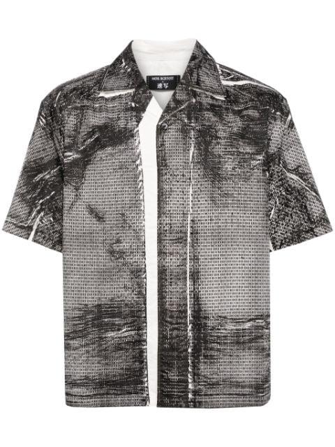 graphic-print short sleeves shirt by CROQUIS