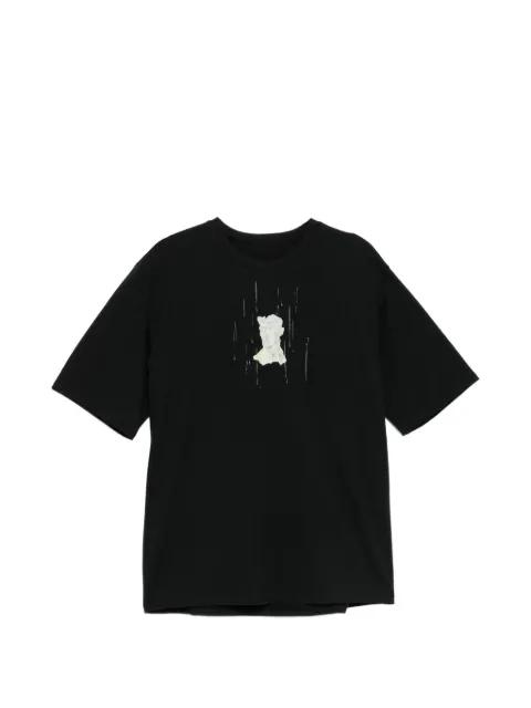 logo-embroidered T-shirt by CROQUIS