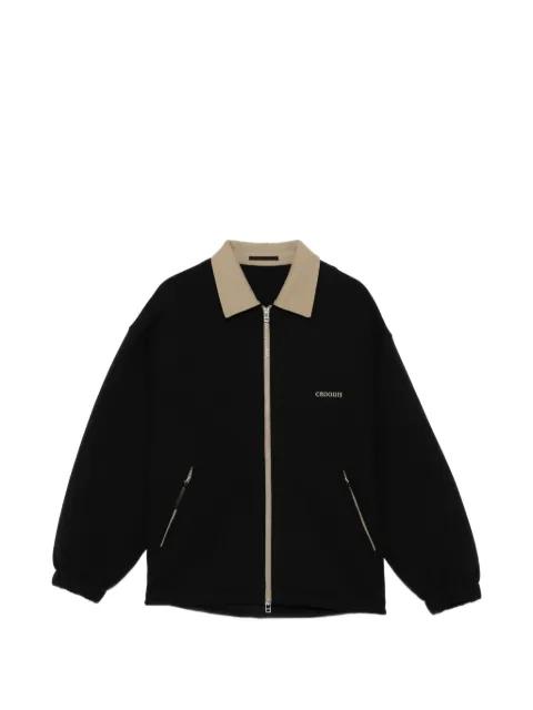logo-embroidered jacket by CROQUIS