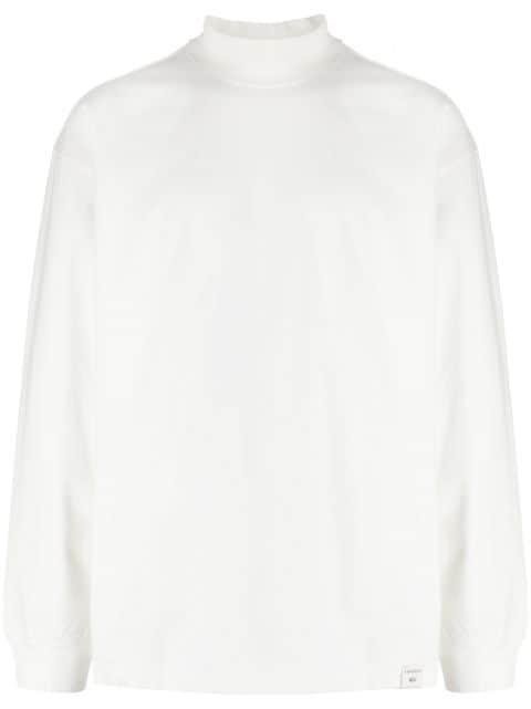 logo-embroidered long-sleeve T-shirt by CROQUIS