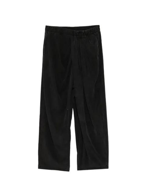 logo-patch trousers by CROQUIS