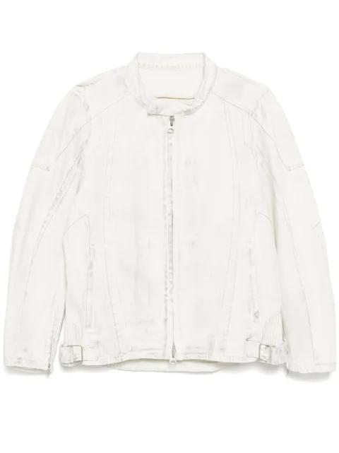 panelled denim jacket by CROQUIS