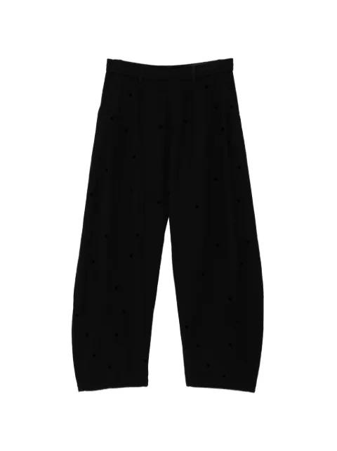 polka-dot trousers by CROQUIS