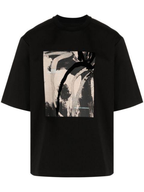 printed short-sleeve T-shirt by CROQUIS
