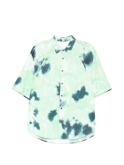 short sleeve tie-dye shirt by CROQUIS