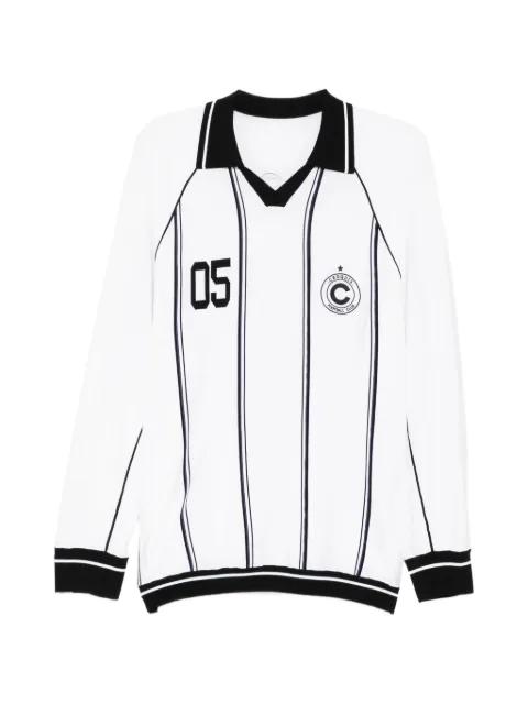striped long-sleeve knit top by CROQUIS