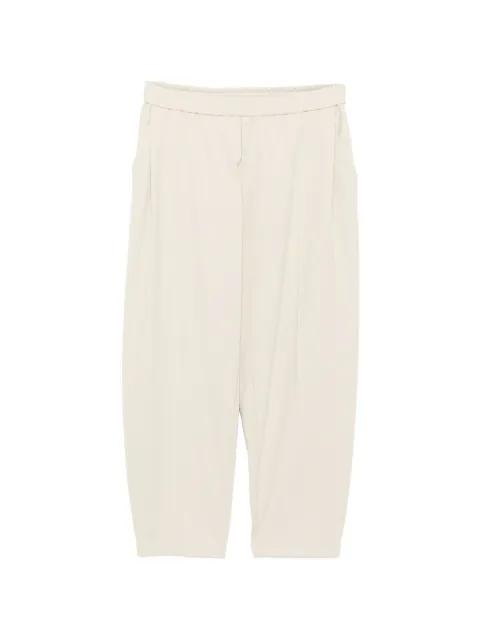 tapered drawstring trousers by CROQUIS