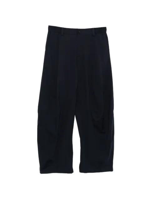 tapered drawstring trousers by CROQUIS