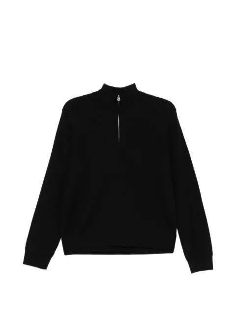 zipped sweater by CROQUIS