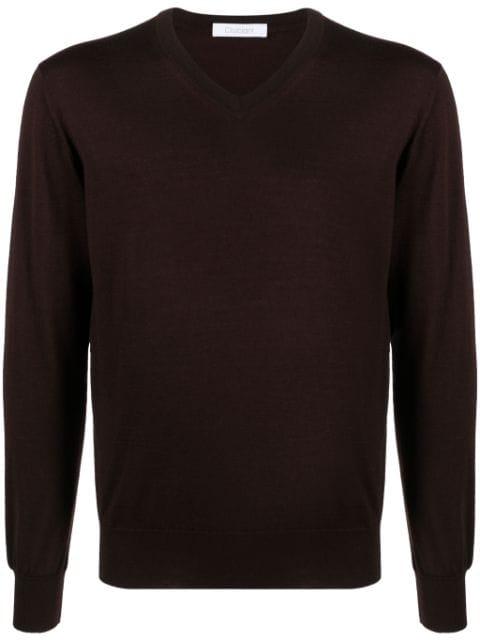 V-neck cashmere-blend jumper by CRUCIANI