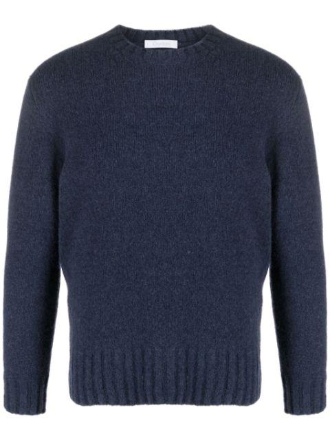 crew-neck fine-knit jumper by CRUCIANI