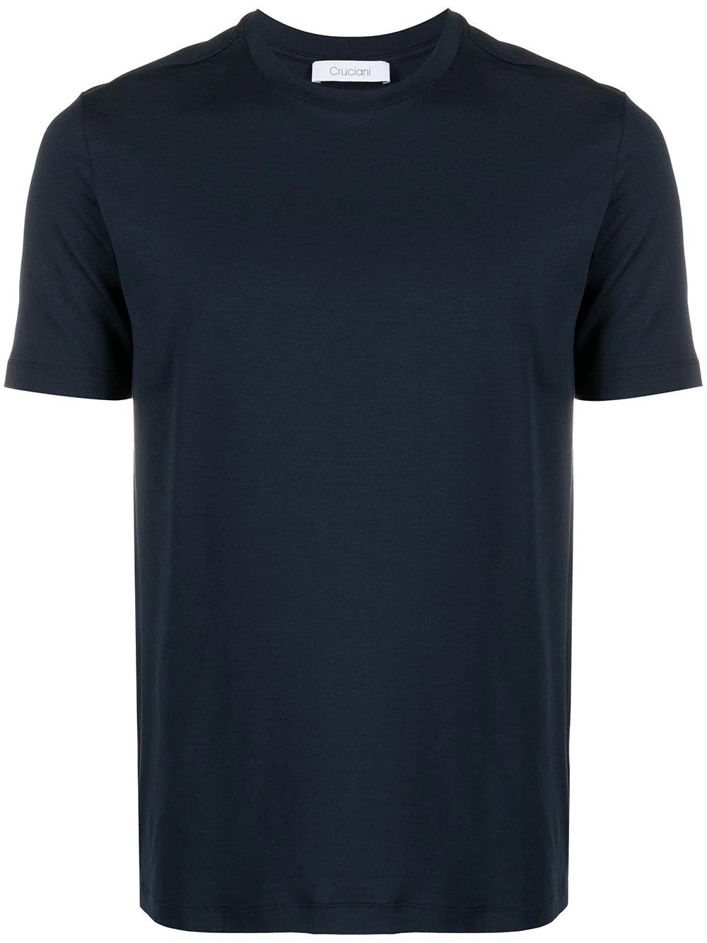 crew-neck fitted T-shirt by CRUCIANI