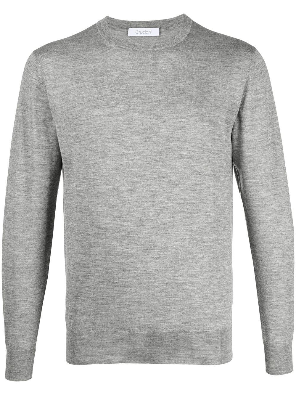 crew neck knit jumper by CRUCIANI