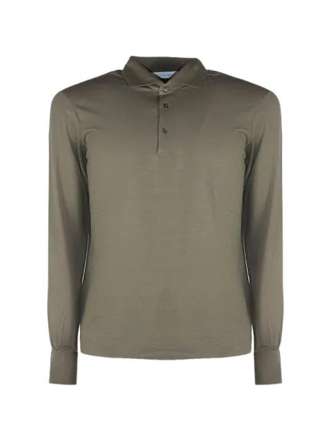 long-sleeve polo shirt by CRUCIANI
