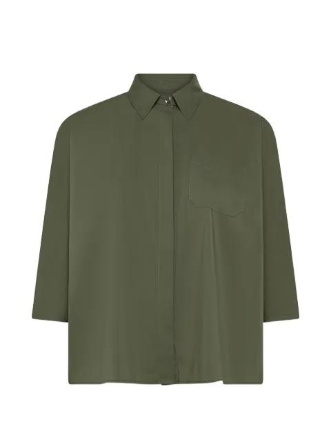 Elide patch-pocket shirt by CRUNA