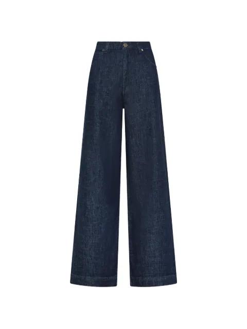 Taylor pressed-crease jeans by CRUNA