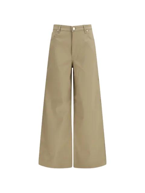 high-waist cotton trousers by CRUNA