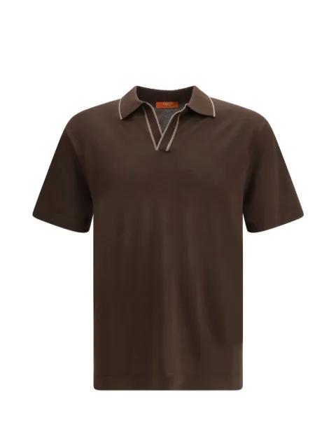 knitted collar T-shirt by CRUNA