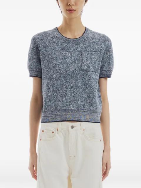 crew-neck chest-pocket T-shirt by CRUSH COLLECTION