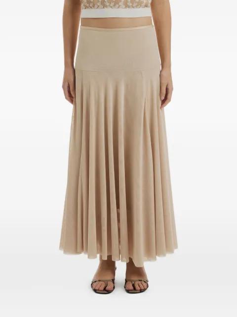 tulle pleated long skirt by CRUSH COLLECTION